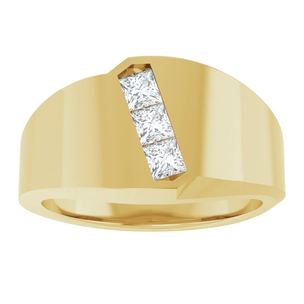 1/2 CTW Lab-Grown Diamond Band in 14k yellow gold