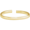 6 mm Hinged Cuff Bracelet in 14k yellow gold