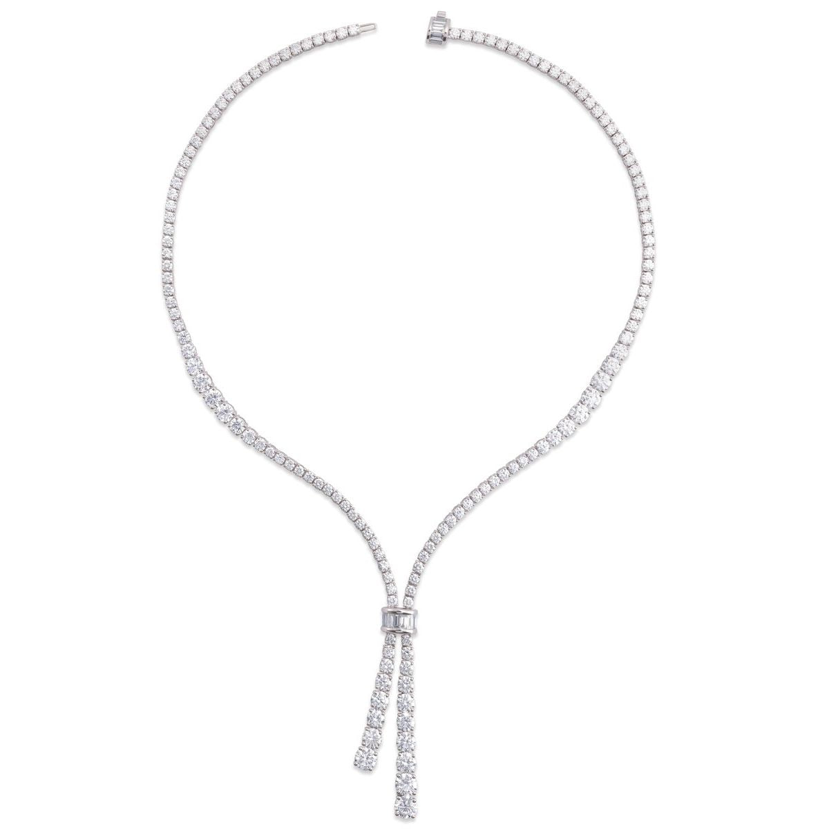 26 1/5 CTW Lab-Grown Diamond Necklace in 14k white gold