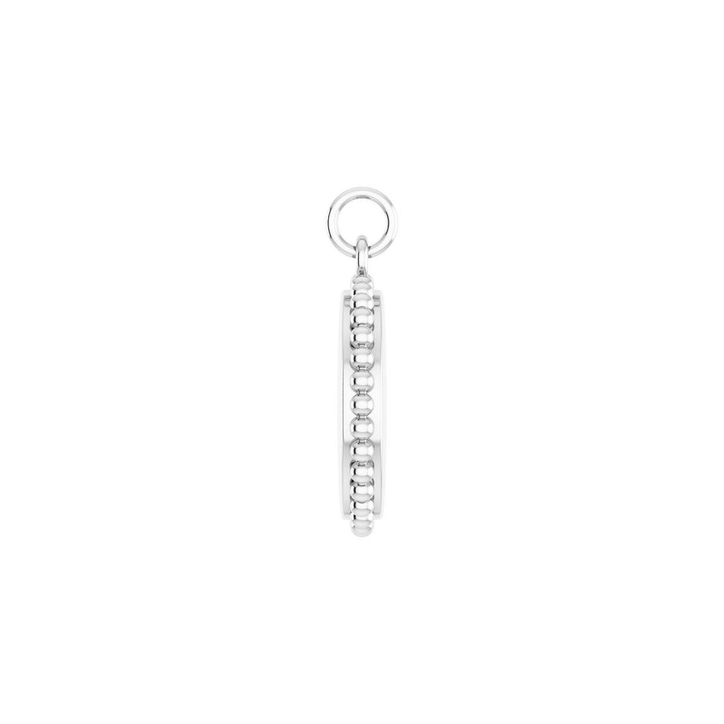 Engravable Beaded Charm/Pendant