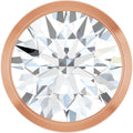 1 CT Natural Diamond Slide Pendant in 14k rose gold