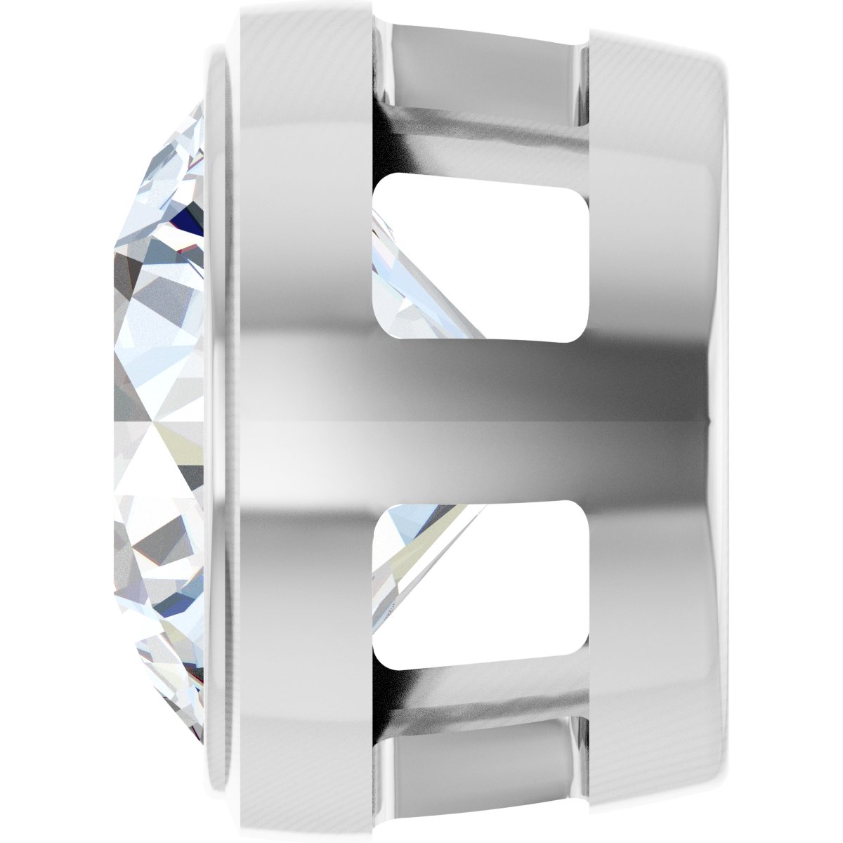 1 CT Natural Diamond Slide Pendant in 14k white gold