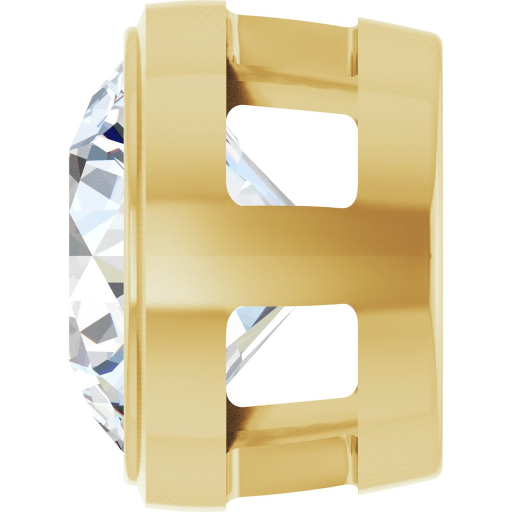 1 CT Natural Diamond Slide Pendant in 14k yellow gold