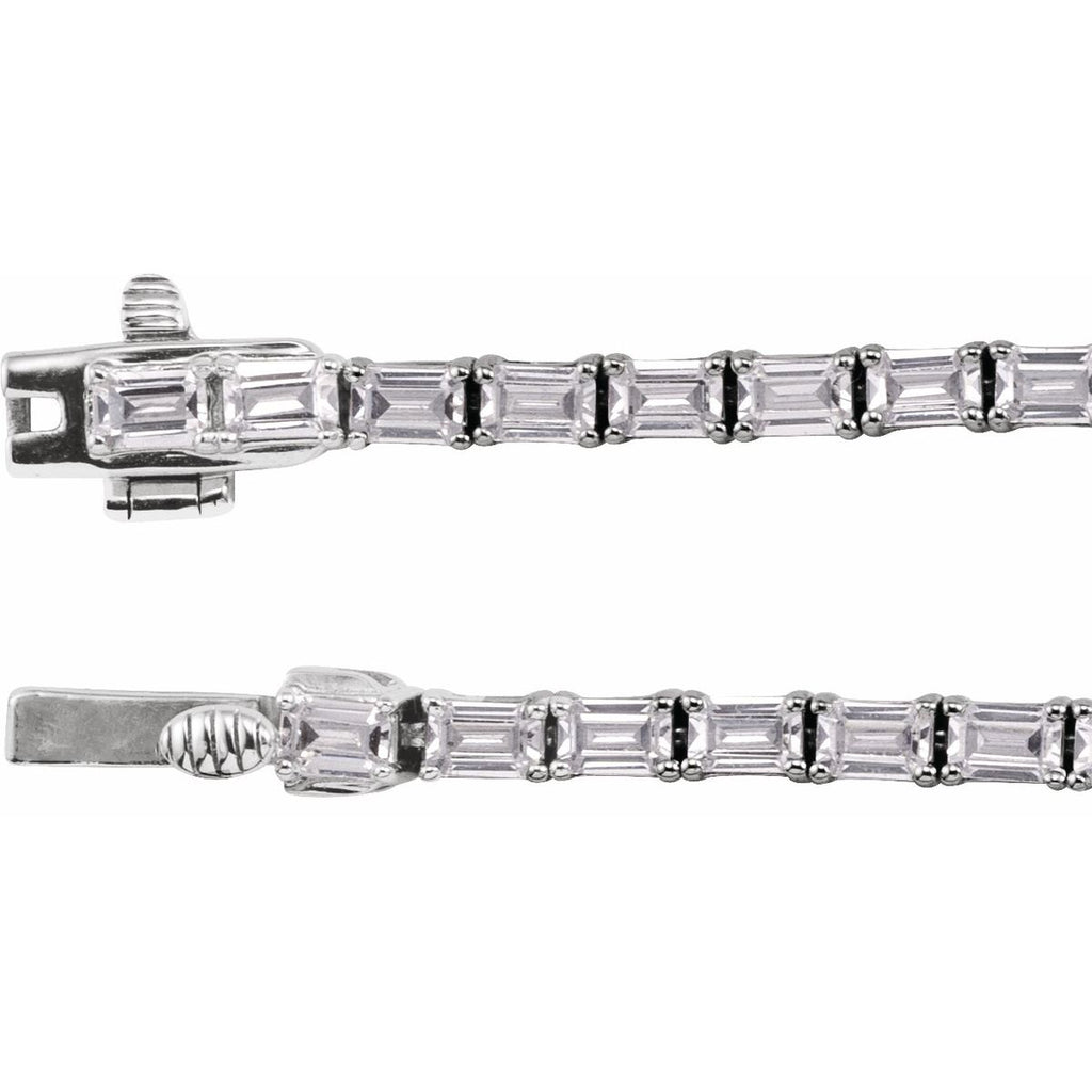 11 3/4 CTW Lab-Grown Diamond Line Necklace in 14k white gold