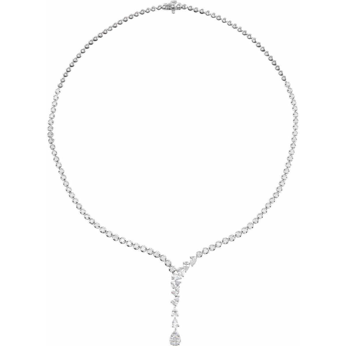 5 1/2 CTW Lab-Grown Diamond Necklace in 14k white gold