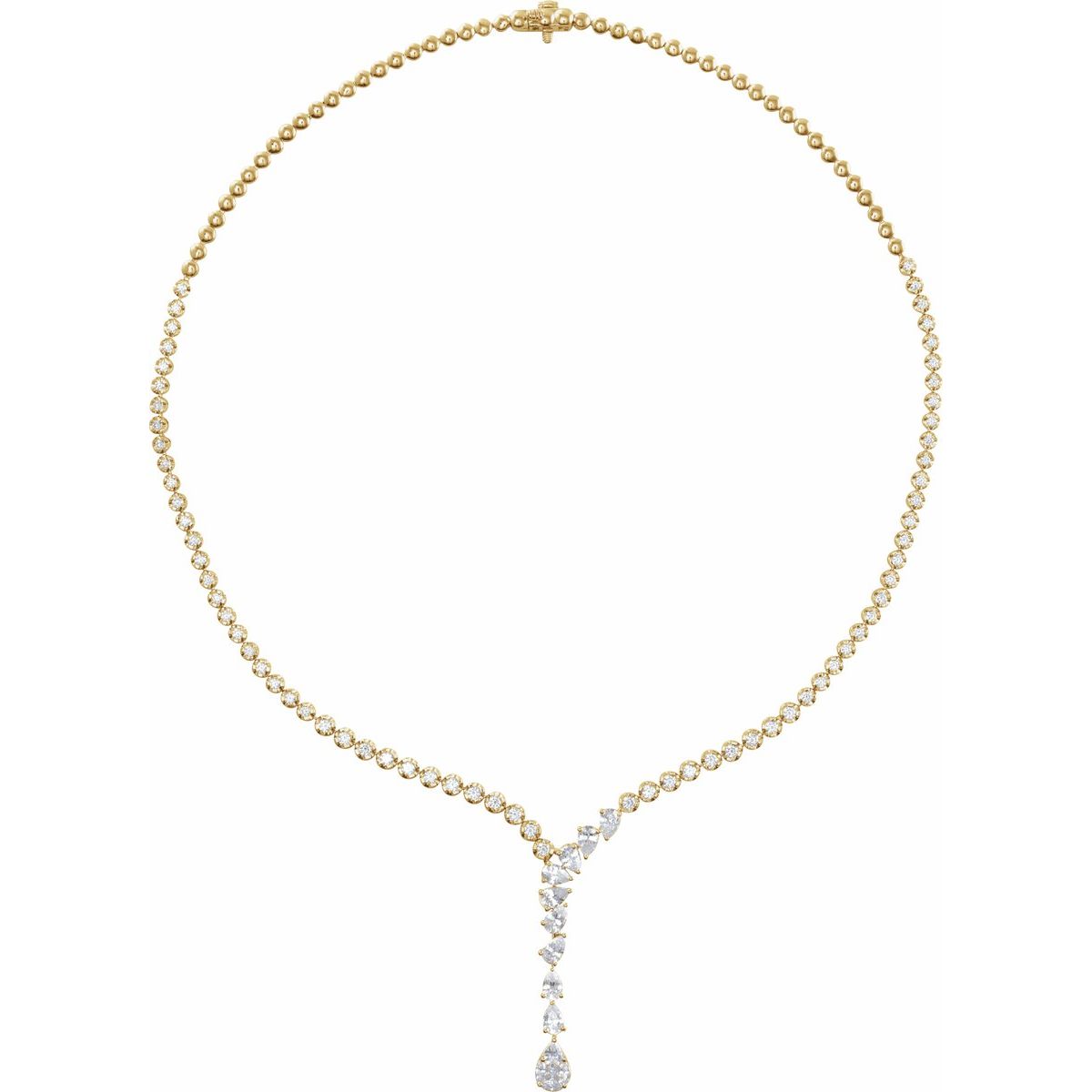 5 1/2 CTW Lab-Grown Diamond Necklace in 14k yellow gold