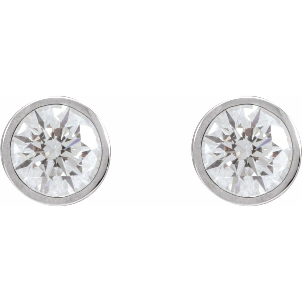 1 3/4 CTW Natural Diamond Cocktail-Style Earrings in 14k white gold
