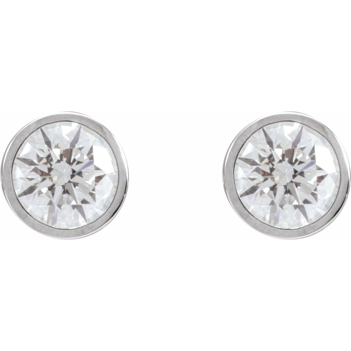 1 3/4 CTW Natural Diamond Cocktail-Style Earrings in 14k white gold