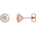 1 3/4 CTW Natural Diamond Cocktail-Style Earrings in 14k rose gold