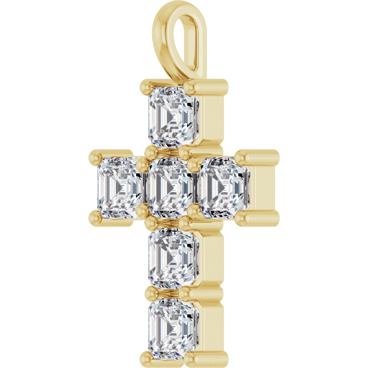 2 CTW Natural Diamond Pendant in 14k yellow gold