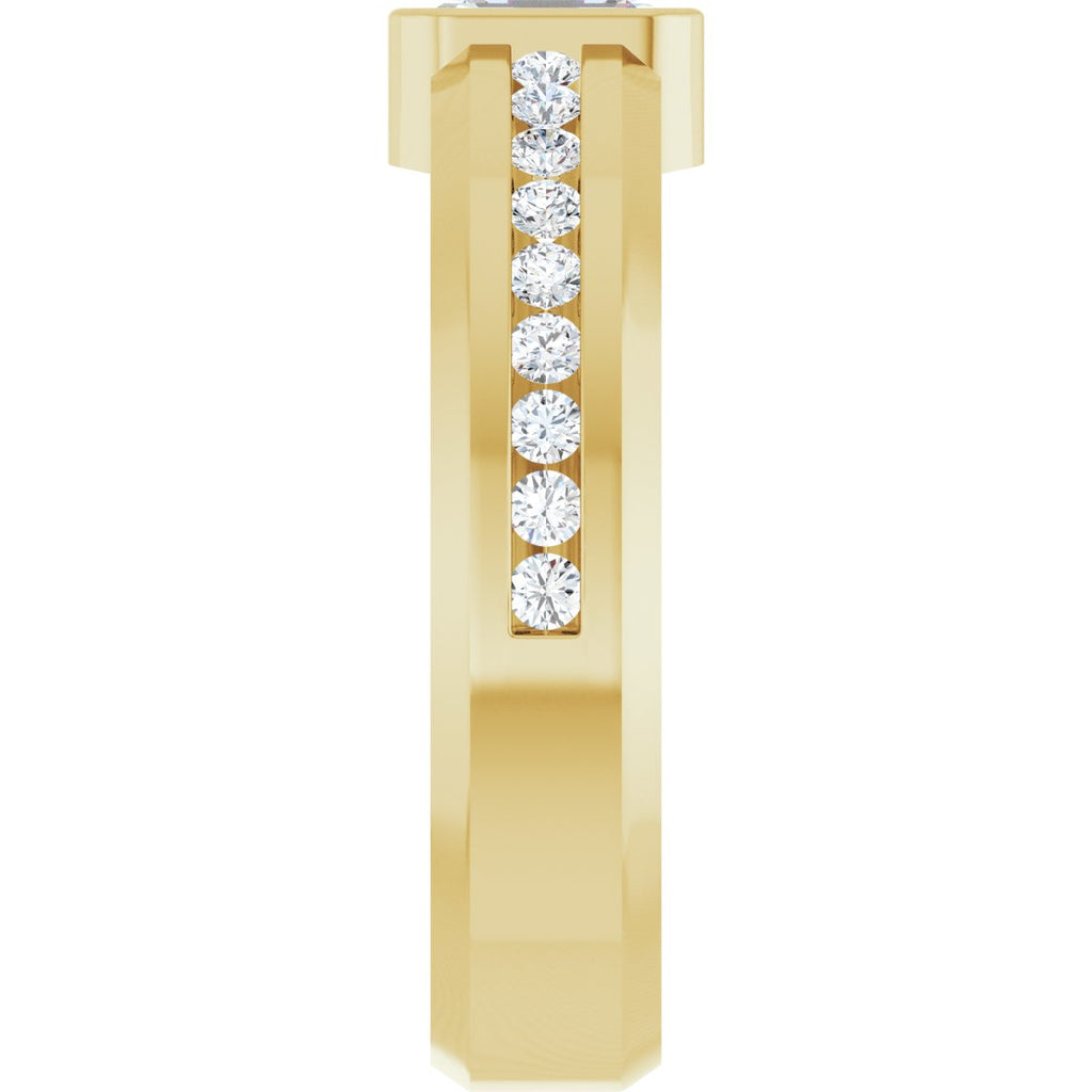 1 CTW Lab-Grown Diamond Band in 14k yellow gold