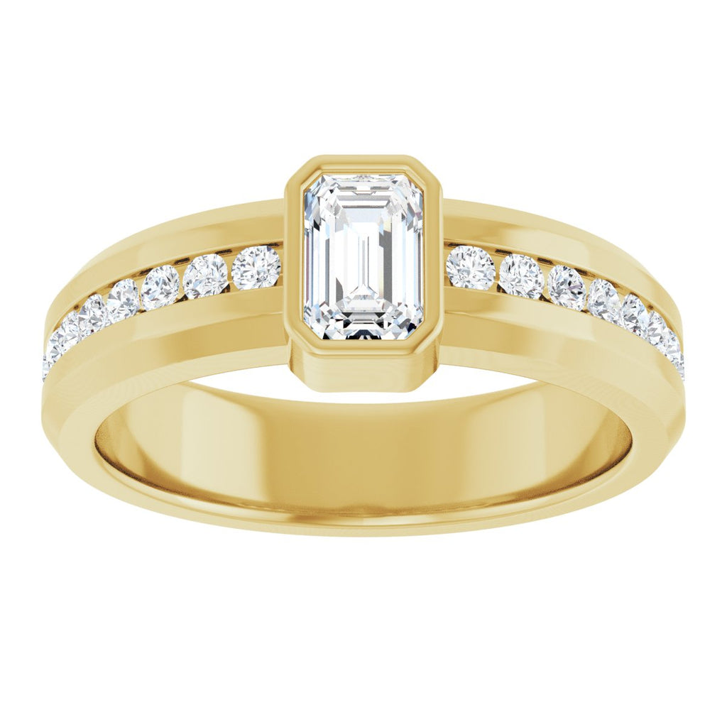 1 CTW Lab-Grown Diamond Band in 14k yellow gold