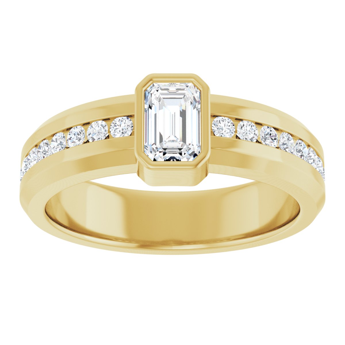 1 CTW Lab-Grown Diamond Band in 14k yellow gold