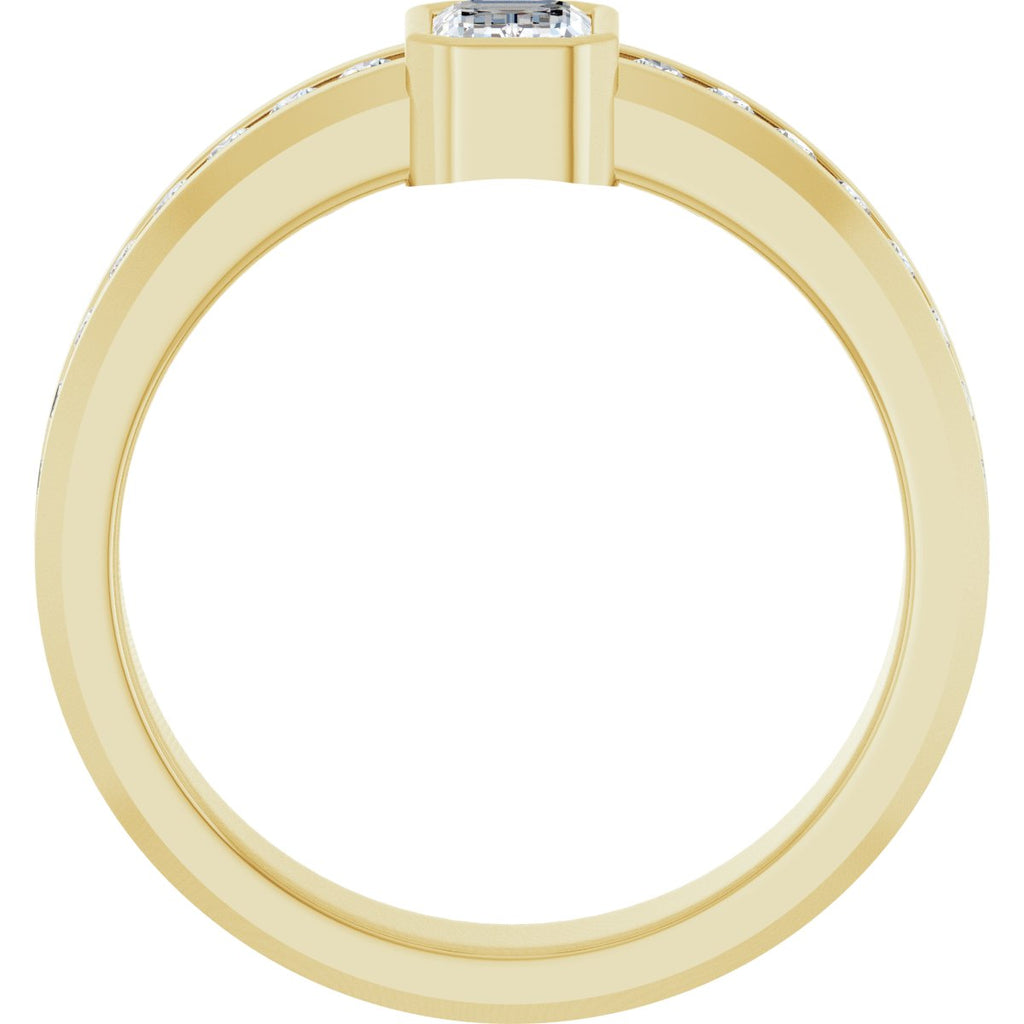 1 CTW Lab-Grown Diamond Band in 14k yellow gold