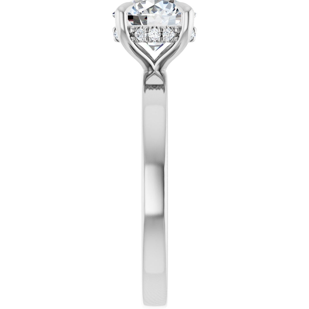1 5/8 CTW Lab-Grown Diamond Engagement Ring in 14k white gold