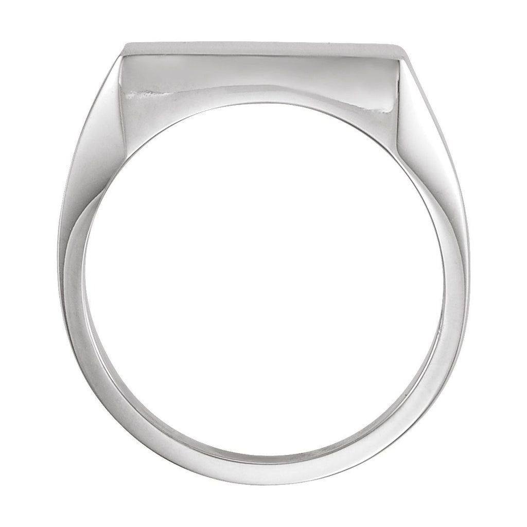 16 mm Square Signet Ring