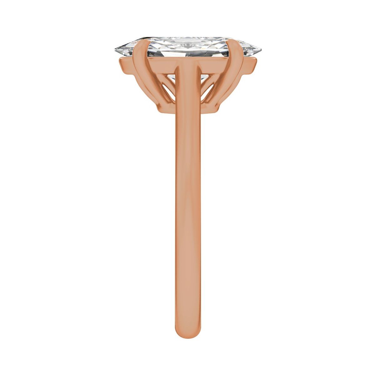 2 CTW Lab-Grown Diamond Engagement Ring in 14k rose gold
