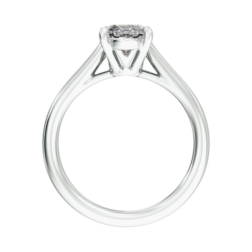 2 CTW Lab-Grown Diamond Engagement Ring in 14k white gold