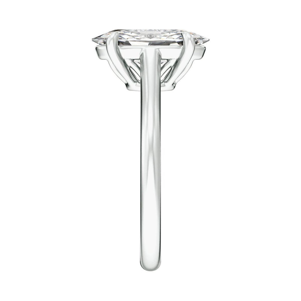 2 CTW Lab-Grown Diamond Engagement Ring in 14k white gold