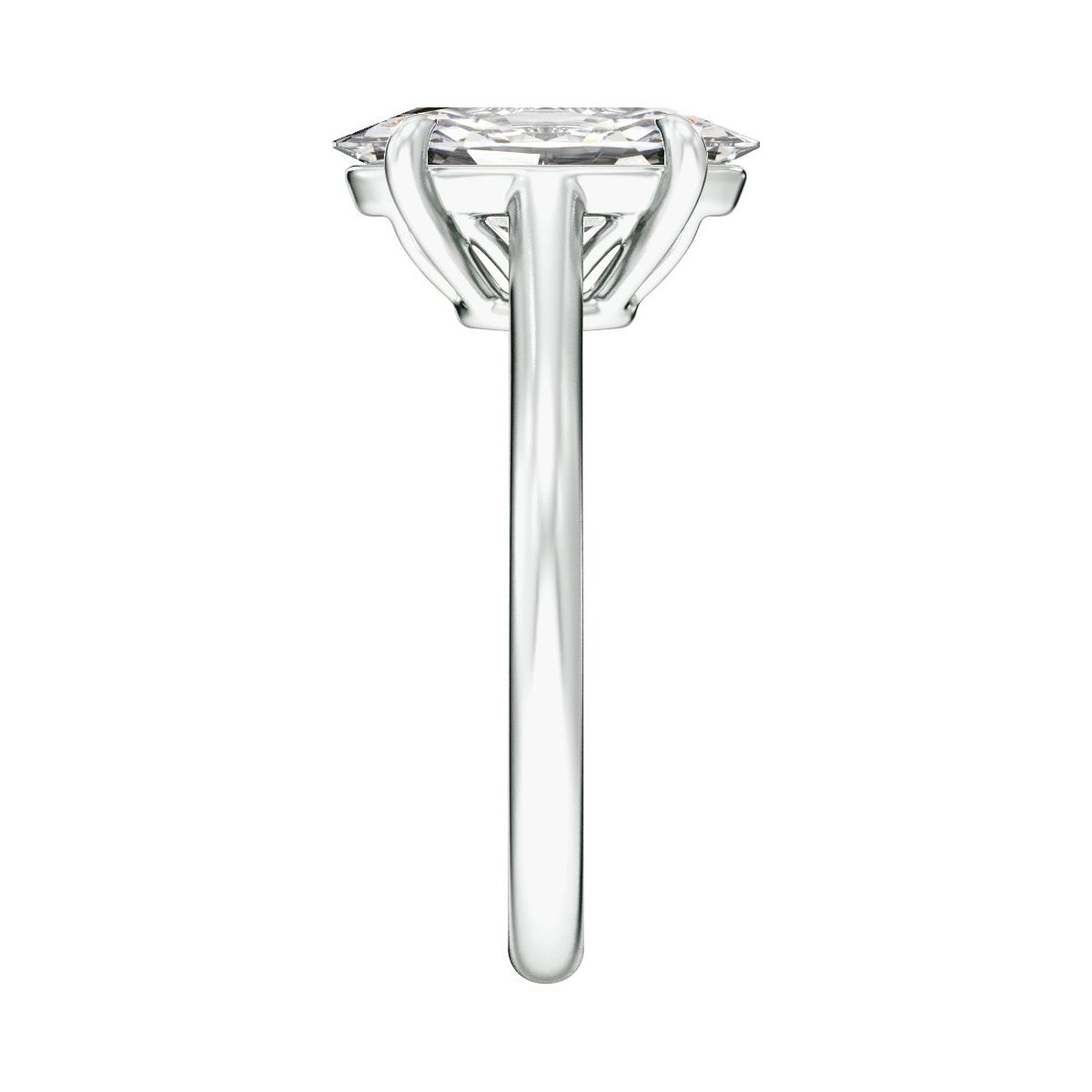 2 CTW Lab-Grown Diamond Engagement Ring in 14k white gold