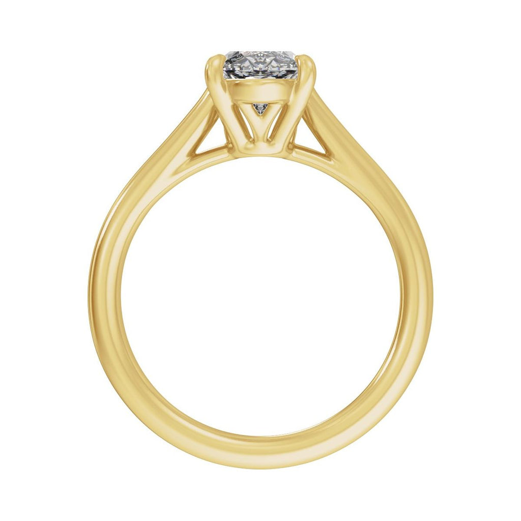 2 CTW Lab-Grown Diamond Engagement Ring in 14k yellow gold