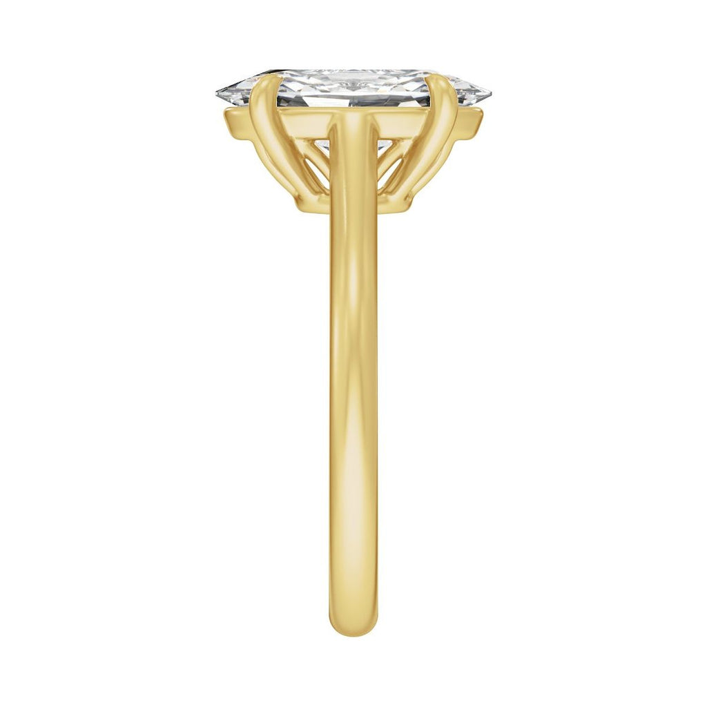 2 CTW Lab-Grown Diamond Engagement Ring in 14k yellow gold