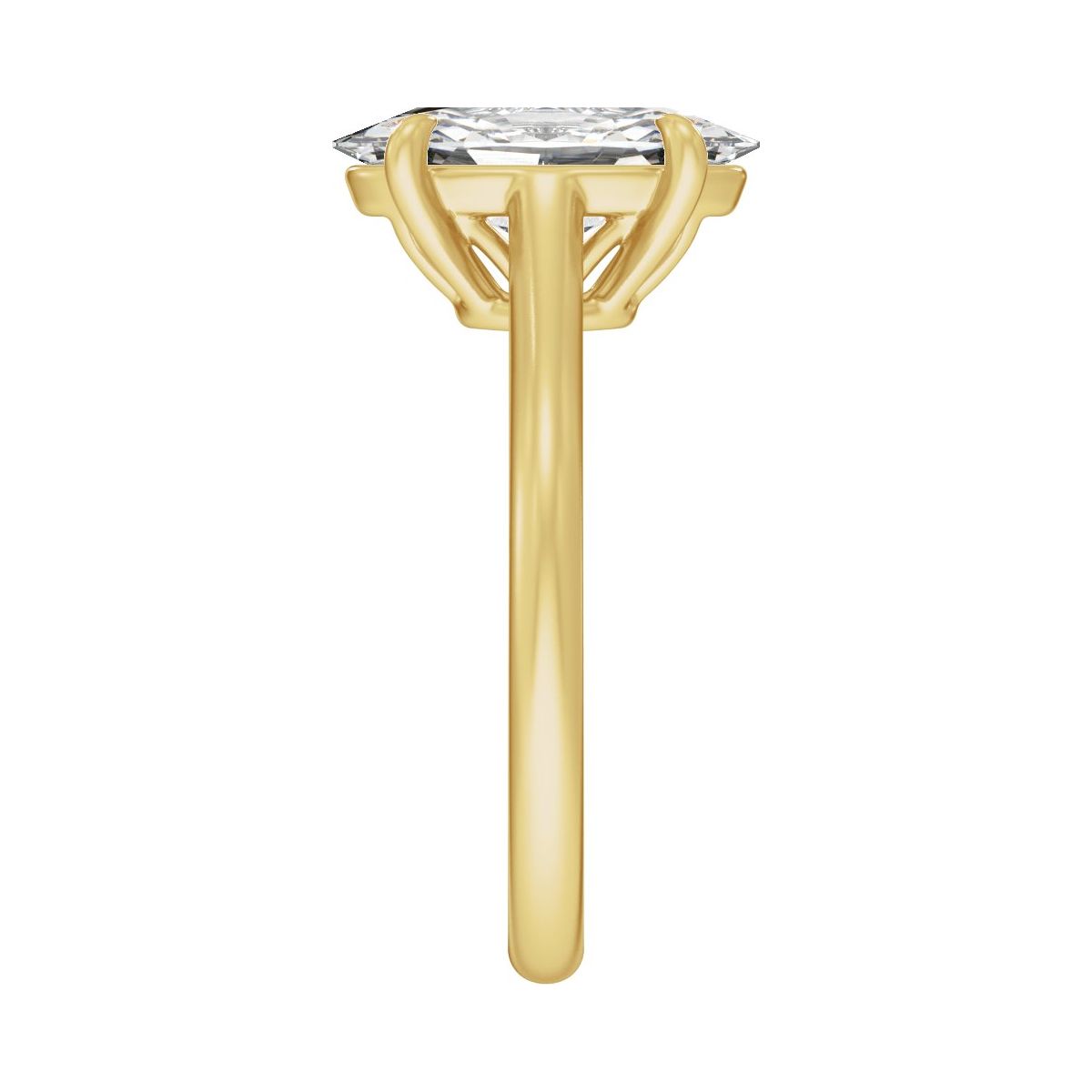 2 CTW Lab-Grown Diamond Engagement Ring in 14k yellow gold