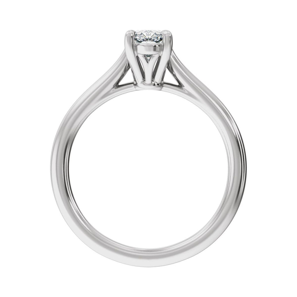 1 CTW Lab-Grown Diamond Engagement Ring in 14k white gold