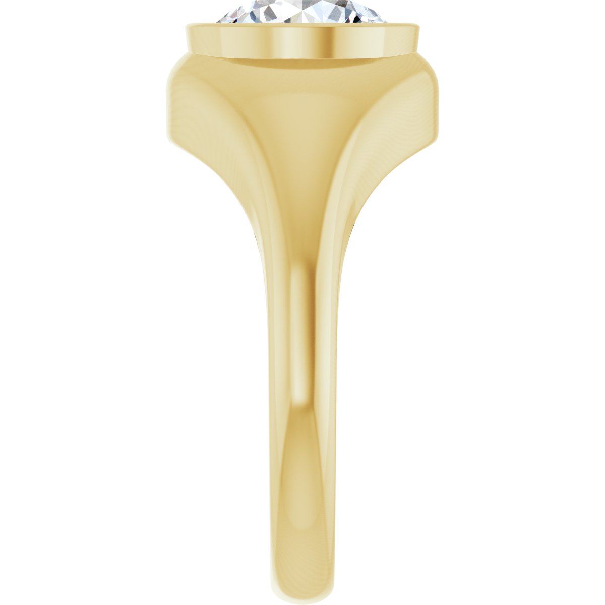 2 CT Lab-Grown Diamond Ring in 14k yellow gold