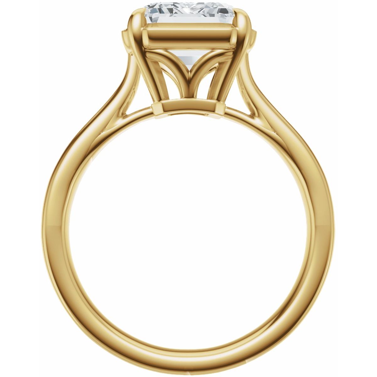 2 1/2 CTW Lab-Grown Diamond Engagement Ring in 14k yellow gold