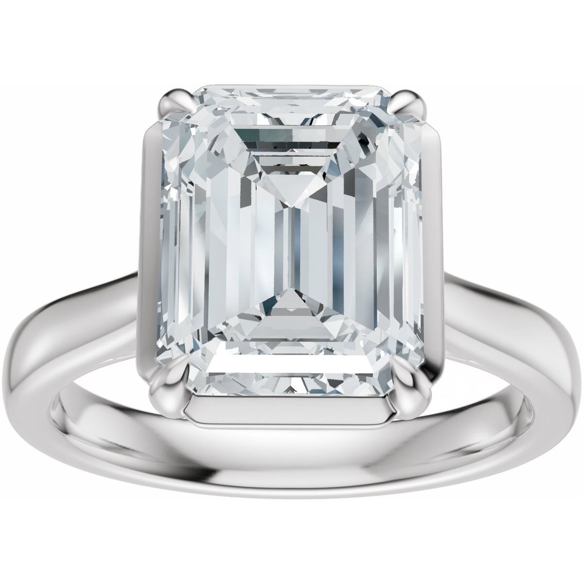 2 1/2 CTW Lab-Grown Diamond Engagement Ring in 14k white gold