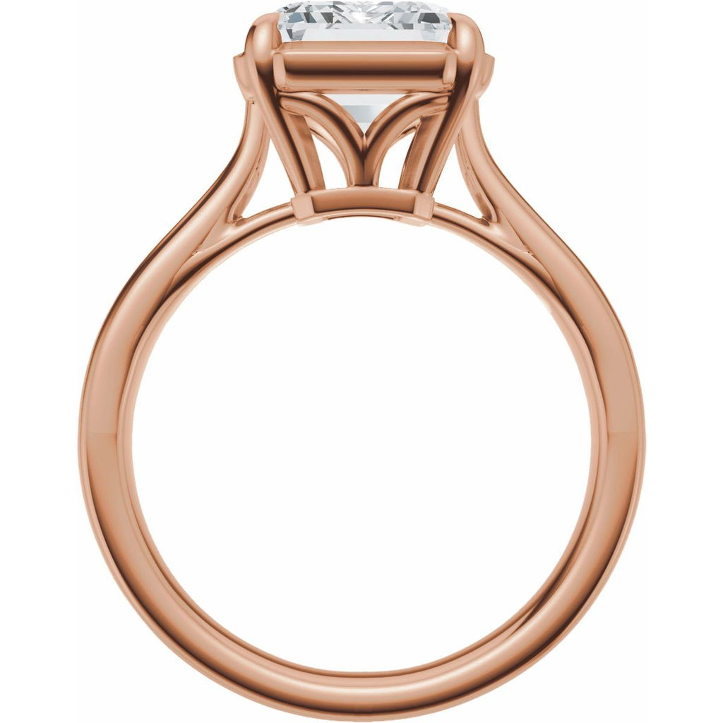 2 1/2 CTW Lab-Grown Diamond Engagement Ring in 14k rose gold