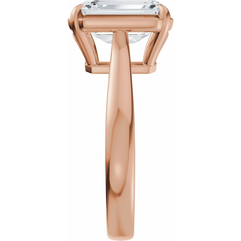 2 1/2 CTW Lab-Grown Diamond Engagement Ring in 14k rose gold