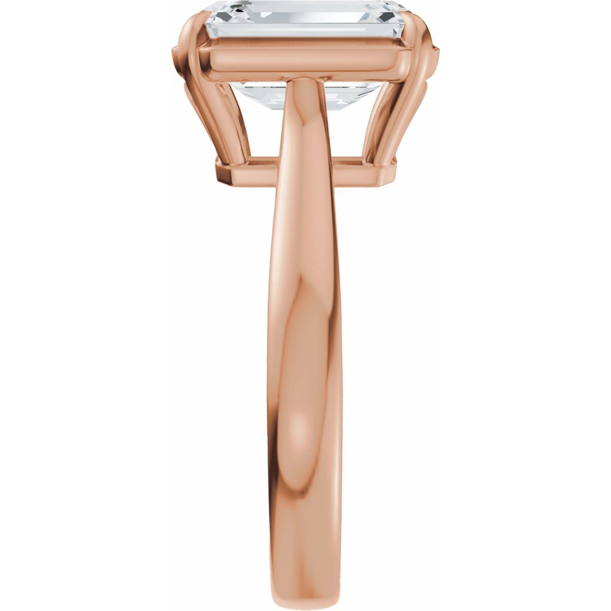 2 1/2 CTW Lab-Grown Diamond Engagement Ring in 14k rose gold
