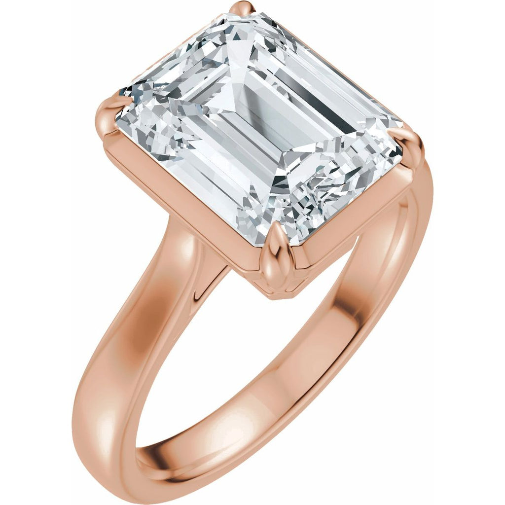 2 1/2 CTW Lab-Grown Diamond Engagement Ring in 14k rose gold