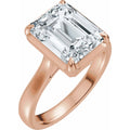 2 1/2 CTW Lab-Grown Diamond Engagement Ring in 14k rose gold