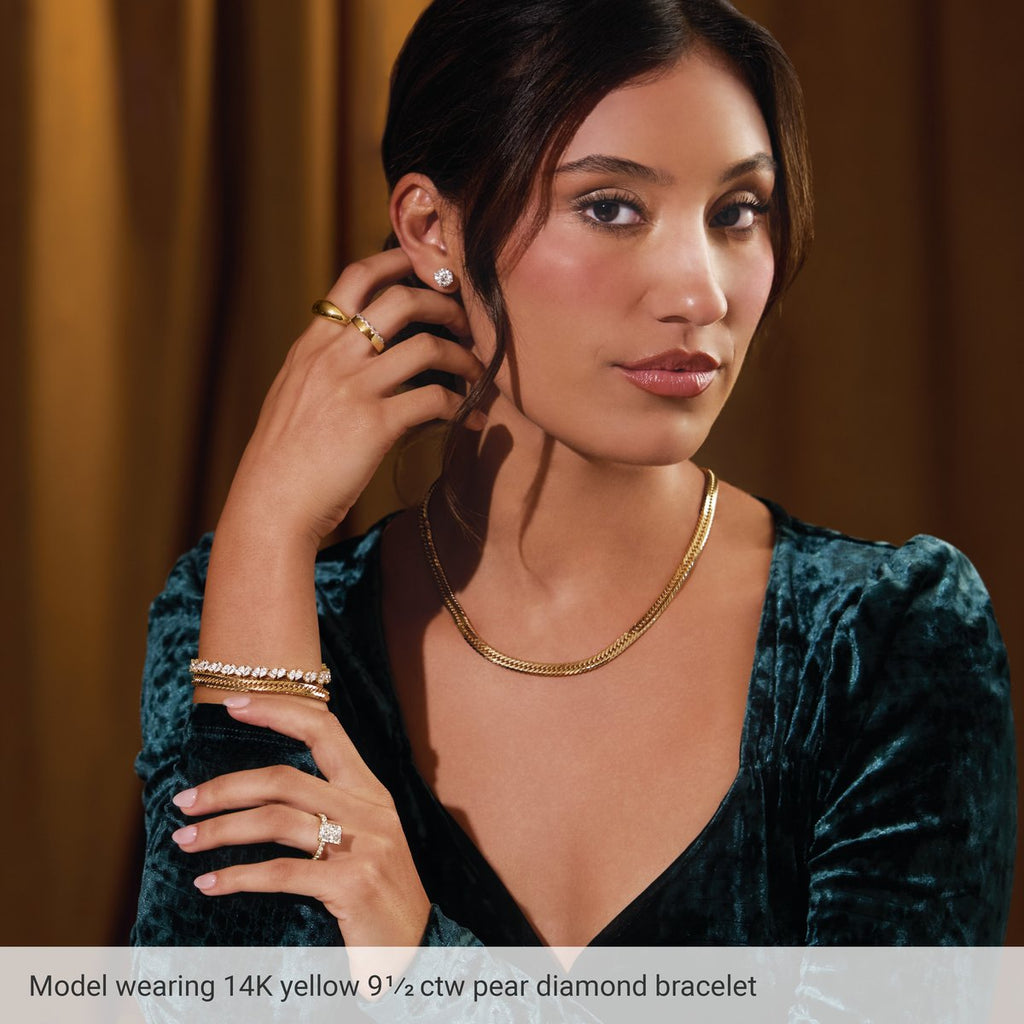 9 1/2 CTW Lab-Grown Diamond Line Bracelet