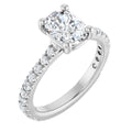 1 7/8 CTW Lab-Grown Diamond Engagement Ring in 14k white gold