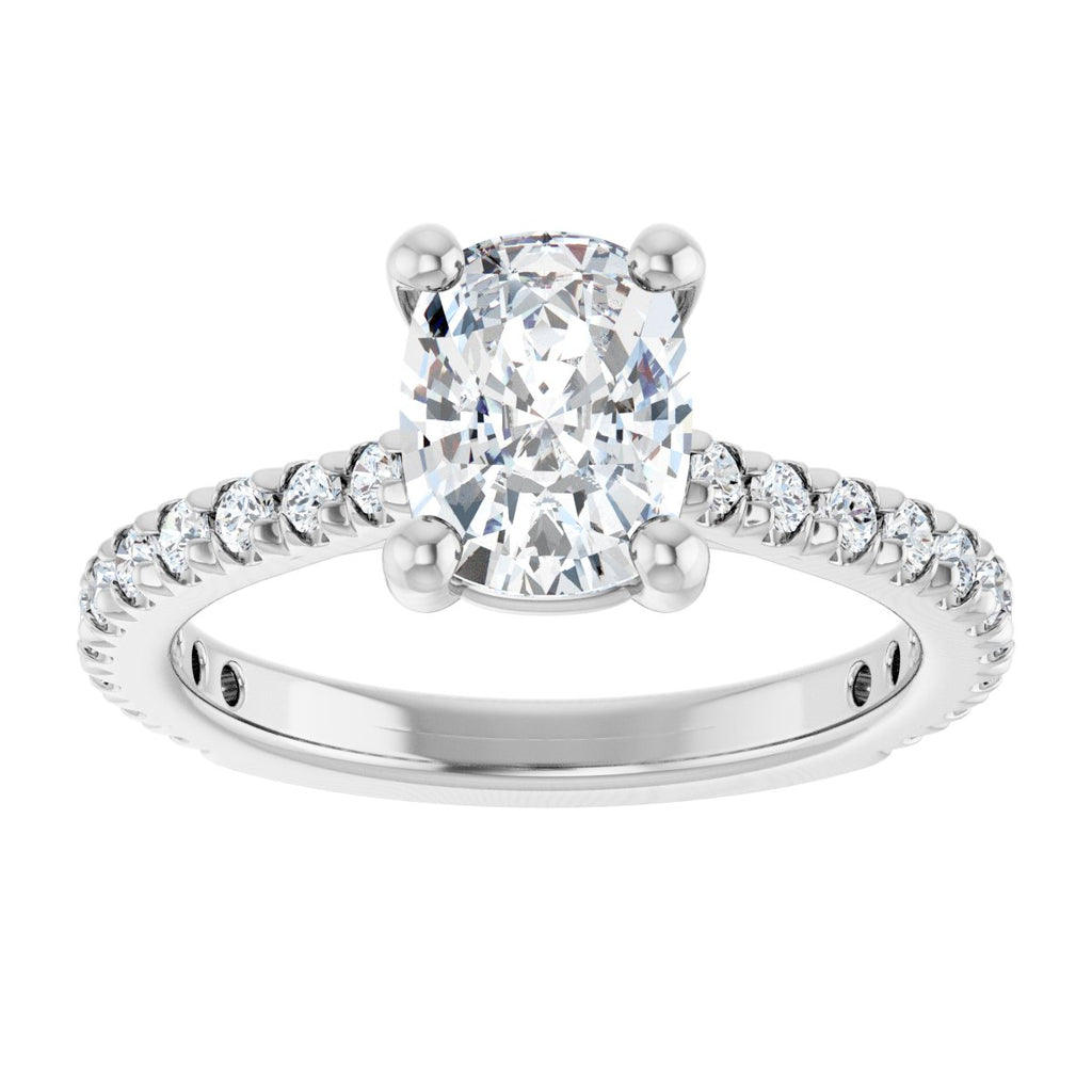 1 7/8 CTW Lab-Grown Diamond Engagement Ring in 14k white gold