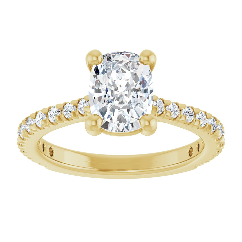 1 7/8 CTW Lab-Grown Diamond Engagement Ring in 14k yellow gold