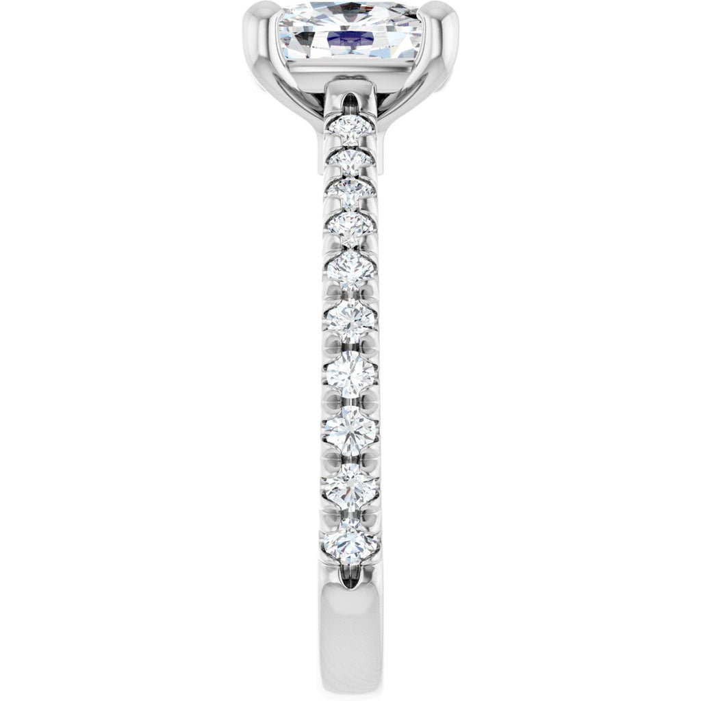 1 7/8 CTW Lab-Grown Diamond Engagement Ring in 14k white gold