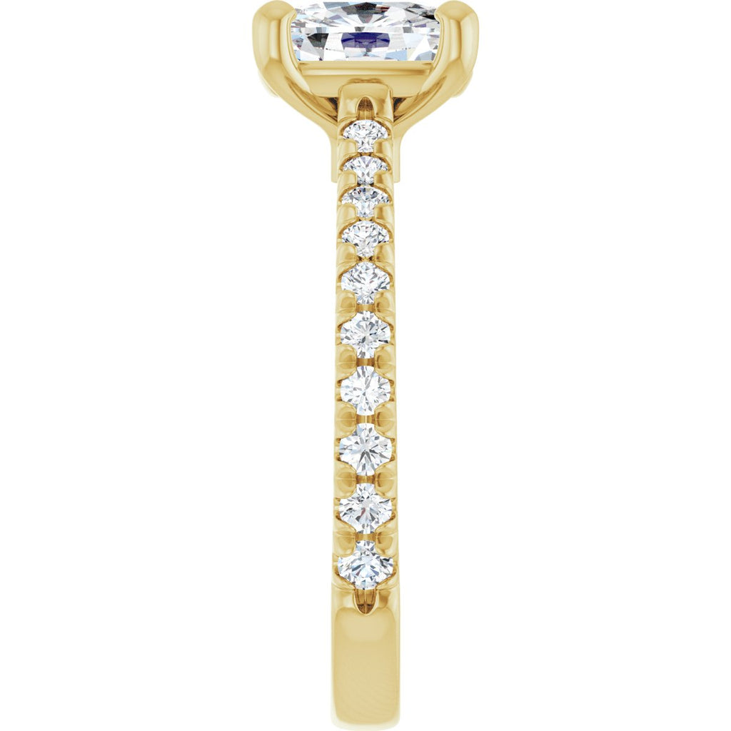 1 7/8 CTW Lab-Grown Diamond Engagement Ring in 14k yellow gold