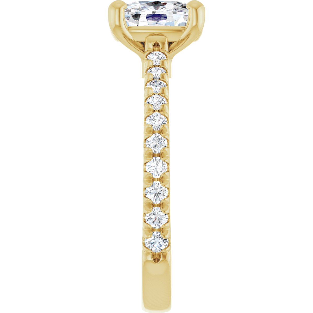1 7/8 CTW Lab-Grown Diamond Engagement Ring in 14k yellow gold