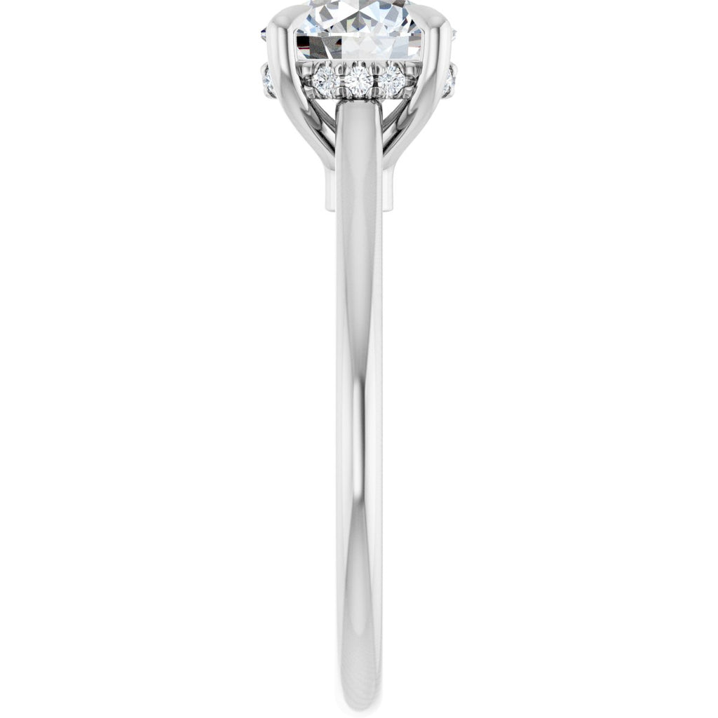 1 5/8 Lab-Grown Diamond Engagement Ring in 14k white gold