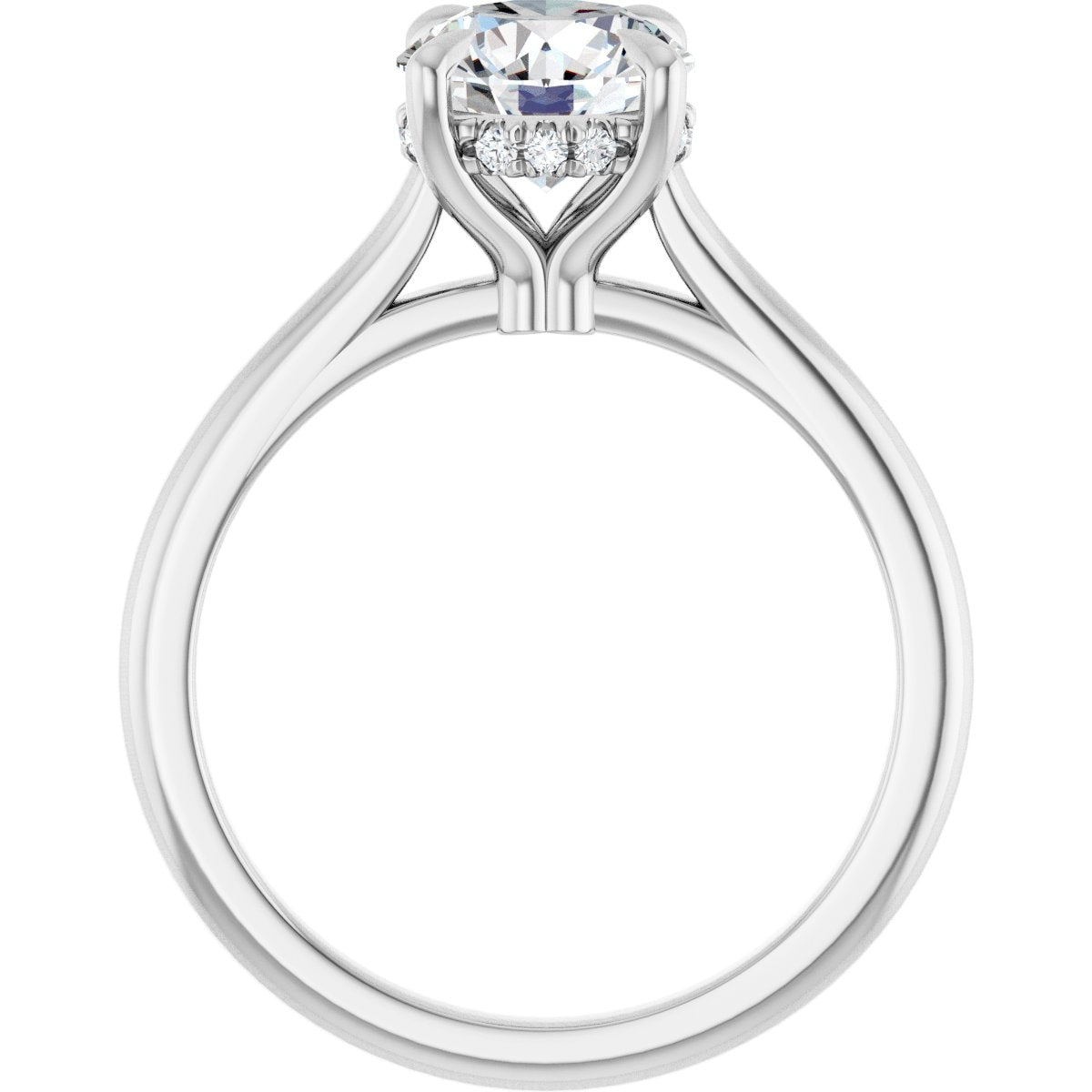 1 5/8 Lab-Grown Diamond Engagement Ring in 14k white gold