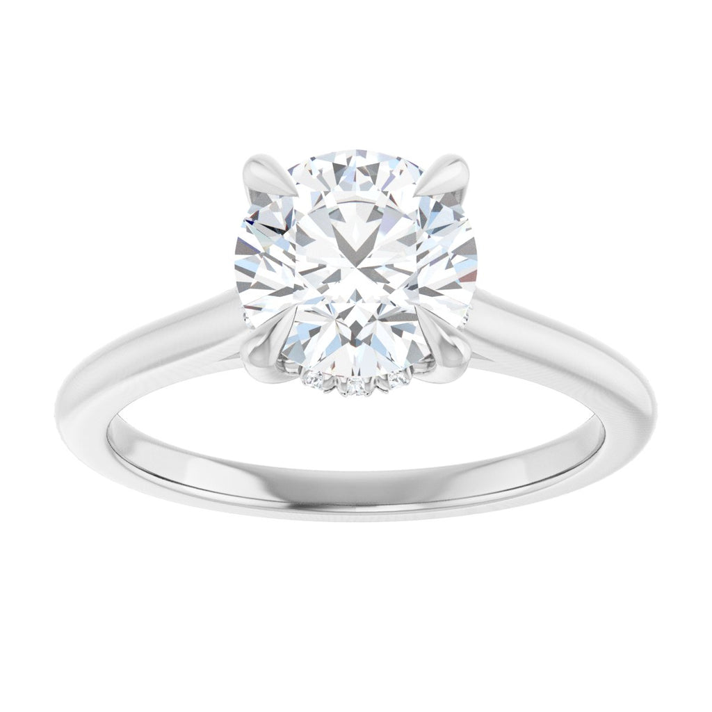 1 5/8 Lab-Grown Diamond Engagement Ring in 14k white gold
