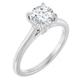 1 Lab-Grown Diamond Engagement Ring in 14k white gold