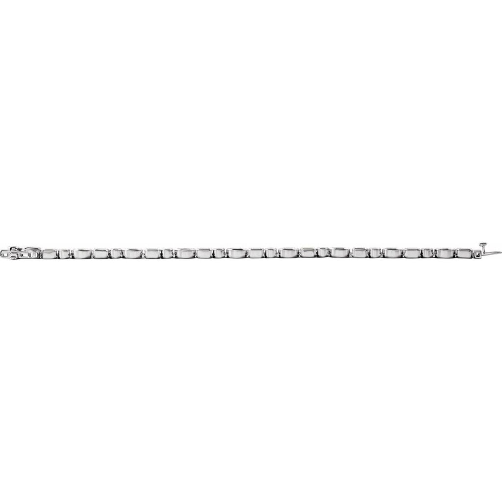 7 1/8 CTW Lab-Grown Diamond Line Bracelet in 14k white gold