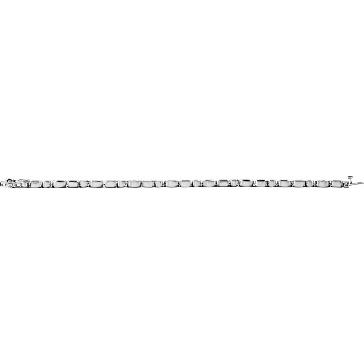 7 1/8 CTW Lab-Grown Diamond Line Bracelet in 14k white gold