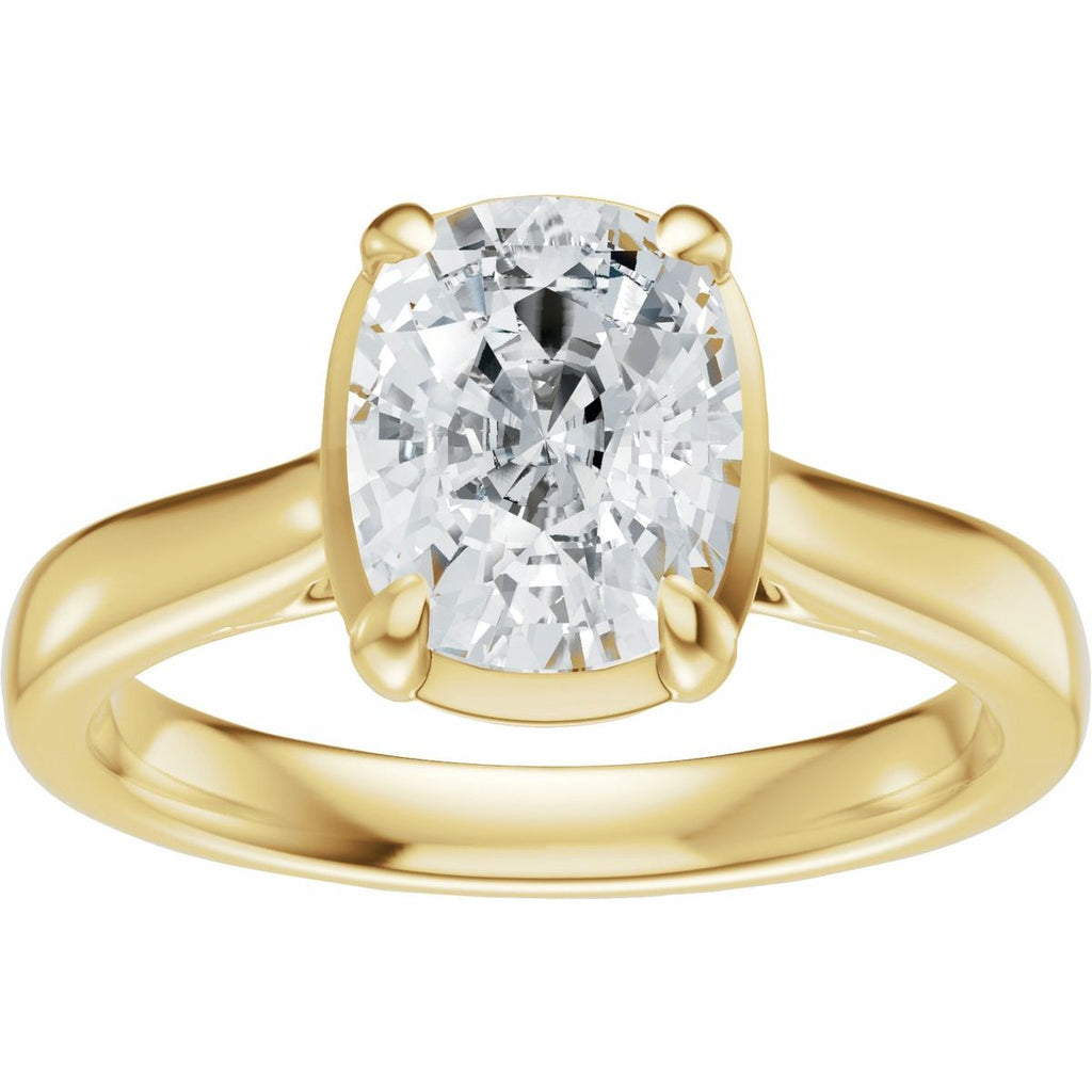 1 1/2 CTW Lab-Grown Diamond Engagement Ring in 14k yellow gold